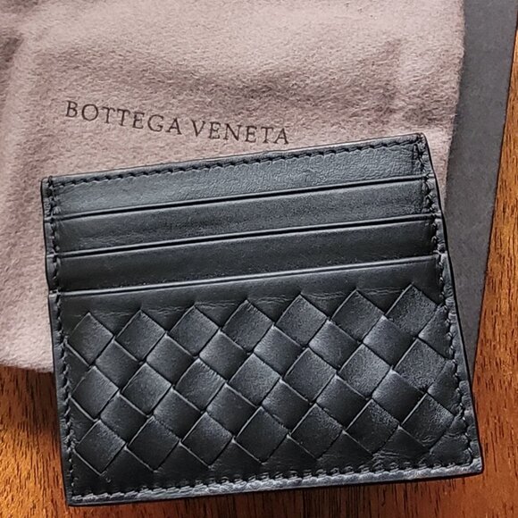 BOTTEGA VENETA INTRECCIATO - CARD CASE BLACK - Picture 2 of 6